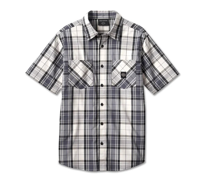 Men's Forever Harley Shirt - Grey Plaid Men's Forever Harley Shirt - Grey Plaid