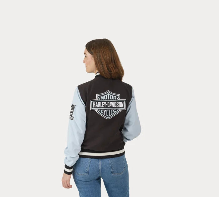 Women's Classic Bar & Shield Bomber Jacket - 97535-23VW – Darling