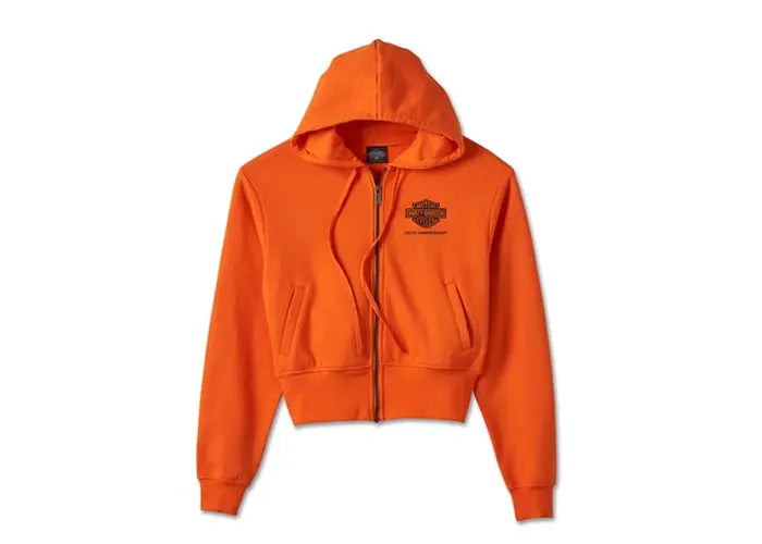 HARLEY-DAVIDSON WOMENS 120TH ANNIVERSARY ZIP FRONT HOODIE - 96894