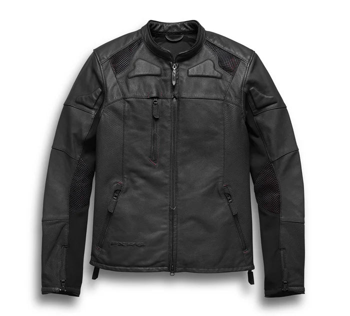 Harley fxrg leather sales jacket