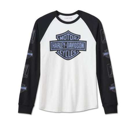 Men's Bar & Shield LS Raglan - 96846-23VM