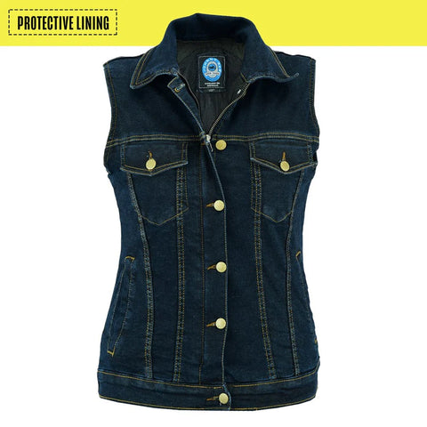 WOMEN'S GLENBROOK PROTECTIVE DENIM VEST - JRV10030