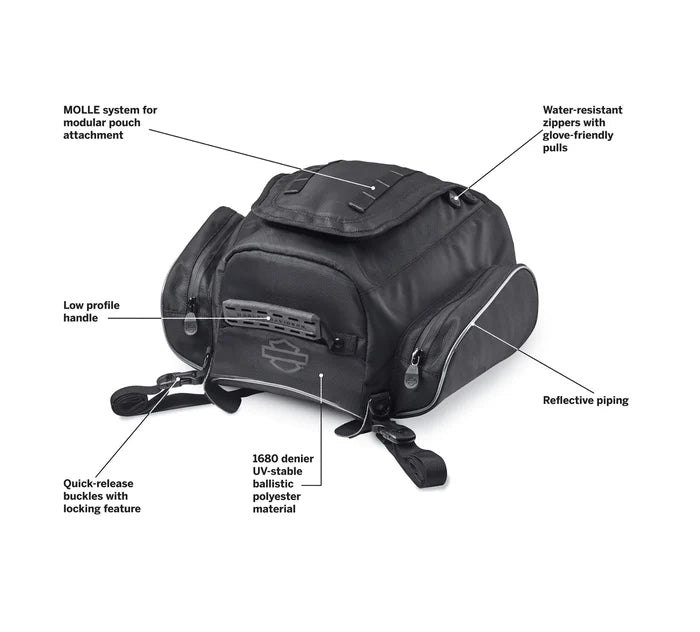 Harley davidson hotsell tail bag