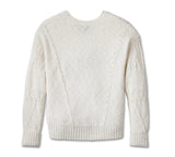 Women's Station V-Neck Sweater - Cloud Dancer