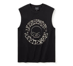 Willie G Circle Skull Sketch Art Muscle Tee - 96277-25VX