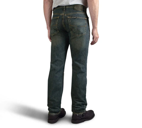 Men's Classic Traditional Fit Jeans - Washed Blue - 99030-10VM