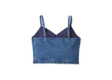 HARLEY-DAVIDSON WOMENS COOL BLUE BUSTIER TOP - 96514-24VW