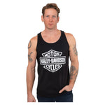 Darling Downs Harley-Davidson® Bar & Shield Dealer Tank Tee - Black/ White