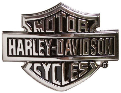 Harley-Davidson® Men's Chrome Bar & Shield Logo Belt Buckle - HDMBU10615