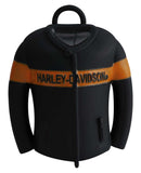 BLACK AND ORANGE JACKET BELL HRB114