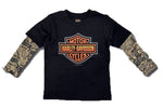 Harley-Davidson® Toddler Boys' T-Shirt with Tattoo Sleeves - 1070151