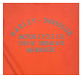 Harley-Davidson® Little Boys' Double Layered Short Sleeve Tee - Orange/Gray - 1081221