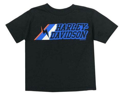 Harley-Davidson® Boys' Bolt HD Short Sleeve T-Shirt, Black - 1580053