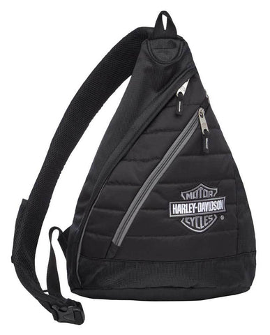 Harley-Davidson® Bar & Shield Quilted Sling Backpack - 90820-SILV