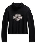 Harley-Davidson® Women's Logo Turtleneck Pullover - 96010-21VW
