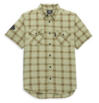 Men's Embriodered Graphic Plaid Shirt - 96019-22VM