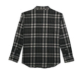 Men's Oil Can Bar & Shield Embroidered Plaid Flannel Shirt - 96153-22VM