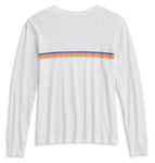 Harley-Davidson® Women's Chest Stripe Long Sleeve T-Shirt - 96183-20VW