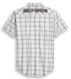 Harley-Davidson® Men's Performance Stretch Mesh Fast Dry Plaid Shirt - 96374-20VM