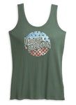 Women's Circle Stars Rib Knit Tank - 96495-21VW