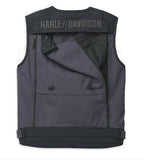 Men's Bagger Textile Riding Vest with Backpack - 97113-22VM