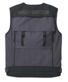 Men's Bagger Textile Riding Vest with Backpack - 97113-22VM