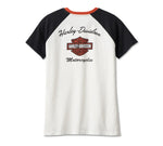 Women's Essential Raglan Ringer Tee - 99016-23VW