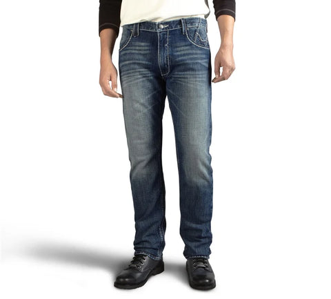 Men's Straight Leg Fit Whipstitch Modern Jeans - 99030-16VM