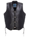 Mens Johhny Reb 'Capricorn' Leather Vest - JRV10001