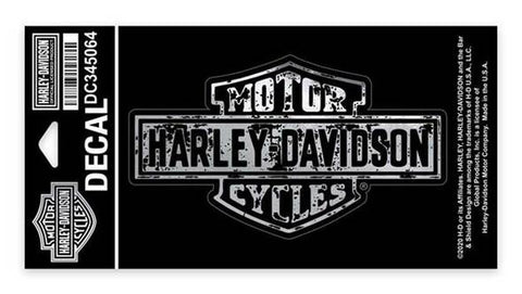 Harley-Davidson® Premium B&S Decal, MD Size - Matte & Gloss Finishes