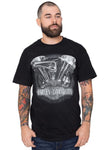 HARLEY-DAVIDSON MENS STRONG ARM BLACK SHORTSLEEVE - 40291245