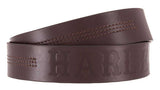 Harley-Davidson® Men's Heritage Stitched Genuine Leather Belt - HDMBT11623-BRN