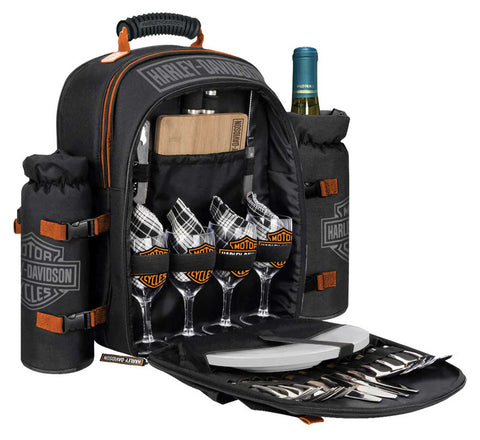 Harley-Davidson® Picnic Pack Set, Bar & Shield Logo Backpack - HDX-99224