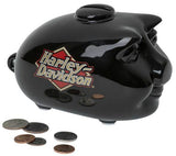 Harley-Davidson® H-D Logo Ceramic Mini Hog Bank - HDX-99103
